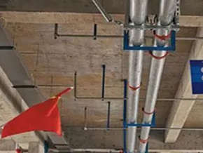 沙河口管廊支架的安装方法